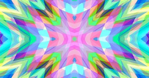 Geometric Pixels Pattern Background Pastel Color Symmetric Stock Illustration