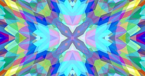 Geometric Pixels Pattern Background Pastel Color Symmetric Stock Illustration