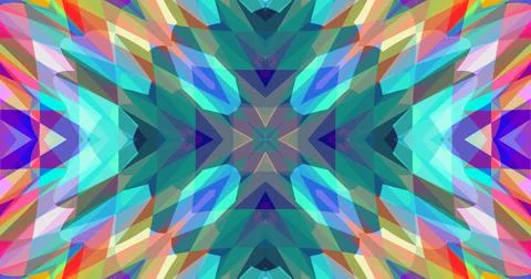 Geometric Pixels Pattern Background Pastel Color Symmetric Stock Illustration