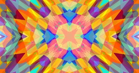 Geometric Pixels Pattern Background Pastel Color Symmetric Stock Illustration
