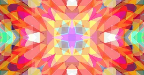 Geometric Pixels Pattern Background Pastel Color Symmetric Stock Illustration