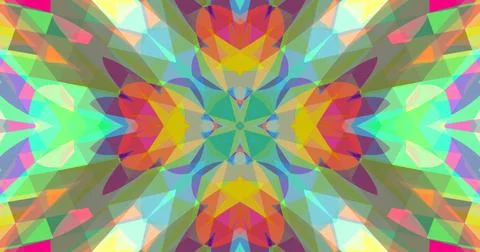 Geometric Pixels Pattern Background Pastel Color Symmetric Stock Illustration