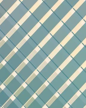 Geometric plaid pattern background with teal and blue intersecting lines an.. Stock-Illustration