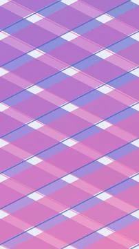 A geometric plaid pattern fills the frame with soft pastel pink and purple .. Stock Illustration