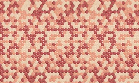 Geometric polka dot pattern with colorful spots, perfect for seamless wallp.. Stock Illustration
