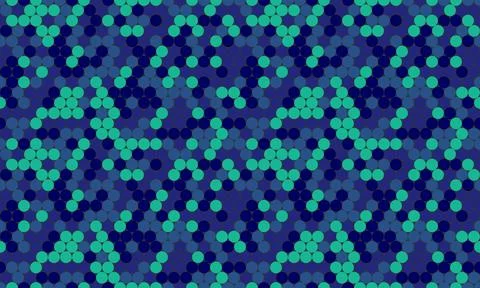 Geometric polka dot pattern with colorful spots, perfect for seamless wallp.. 스톡 일러스트