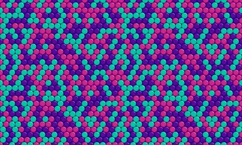 Geometric polka dot pattern with colorful spots, perfect for seamless wallp.. Stock Illustration