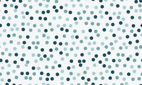 Geometric polka dot pattern with colorful spots, perfect for seamless wallp.. Stock Illustration