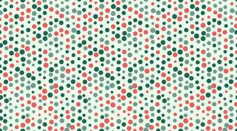 Geometric polka dot pattern with colorful spots, perfect for seamless wallp.. Stock Illustration