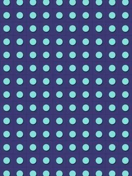 Geometric polka-dot pattern. Modern background. 3d rendering illustration Stock Illustration