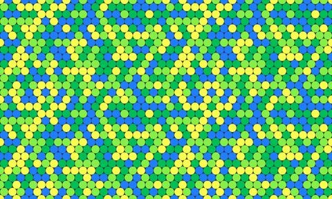 Geometric polka dot pattern with round spots, perfect for abstract backgrou.. Stock Illustration