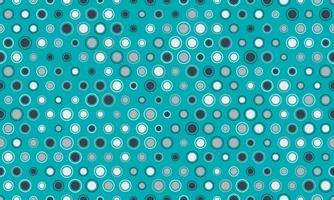Geometric polka dot pattern with round spots, perfect for abstract backgrou.. Stock Illustration