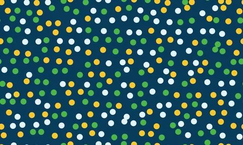 Geometric polka dot pattern with round spots, perfect for abstract backgrou.. Stock Illustration
