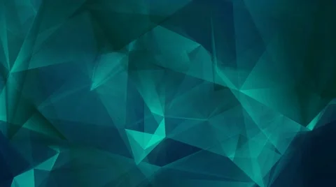 Geometric poly shapes abstract motion background Stock Footage