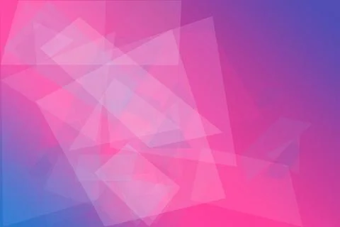 Geometric polygon abstract background with soft pink and blue gradients, cr.. 스톡 일러스트