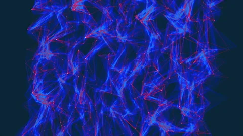 Geometric Polygon Background Stock Footage 107922317