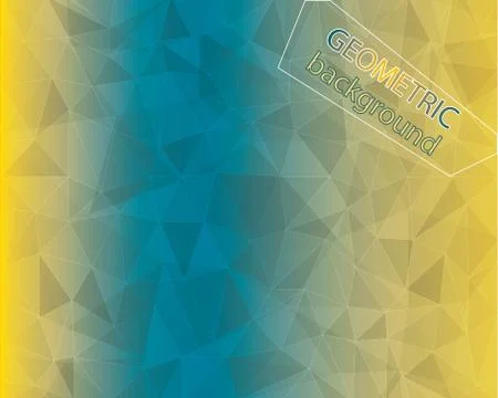 Geometric polygon background Stock Illustration