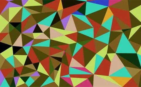 Geometric Polygon Background . Retro triangle background. Stock Illustration
