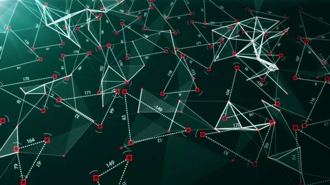 Geometric polygonal background Stock Footage 88627069