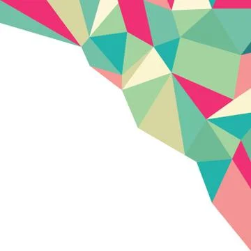 Geometric polygonal pattern, background, texture Stock Illustration