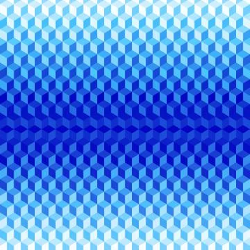 Geometric polygonal pattern of a cubes in low poly style. Stock Illustration