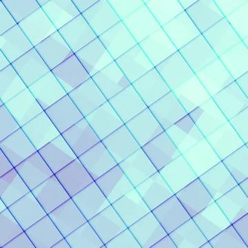 Geometric polygonal pattern of a cubes in low poly style. Stock Illustration