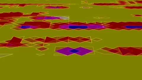 Geometric Progression Video Perspective Triangle Planar Texture Motion Video Video stock 300927590