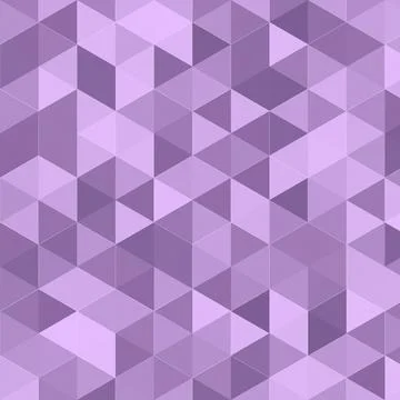 Geometric purple gradient triangles abstract pattern Stock Illustration