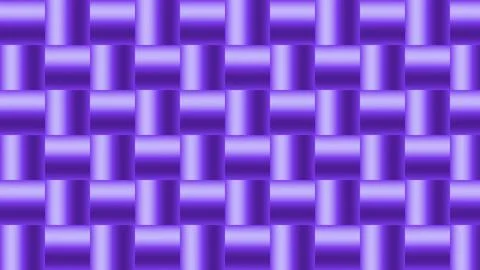 Geometric purple grid pattern with overlapping squares and gradient lighting Stock Illustration