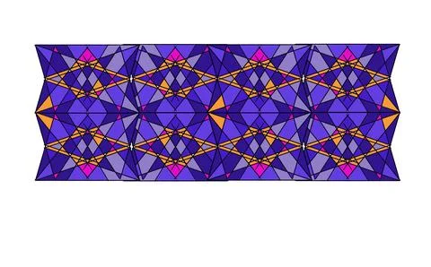 Geometric Purple Pattern Stock Illustration