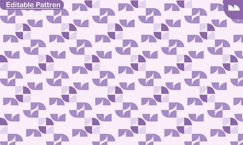 Geometric purple repeating pattern background Illustrazione stock
