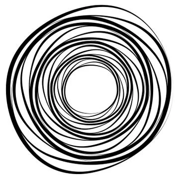 Geometric radial element. Abstract concentric, radial geometric motif Stock Illustration
