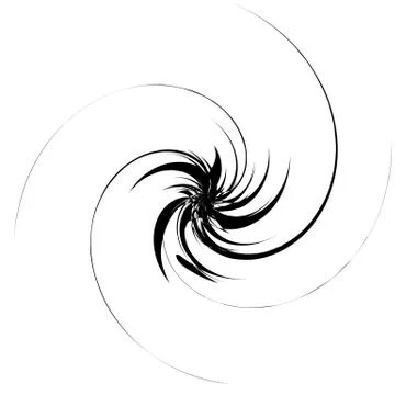 Geometric radial element. Abstract concentric, radial geometric motif Stock Illustration