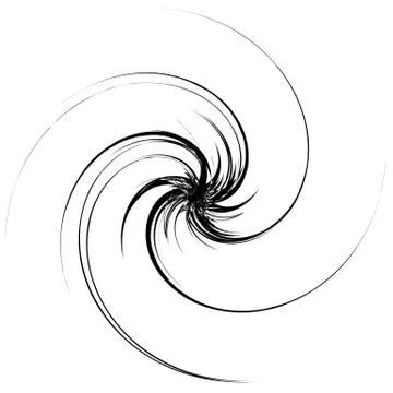 Geometric radial element. Abstract concentric, radial geometric motif Stock-Illustration