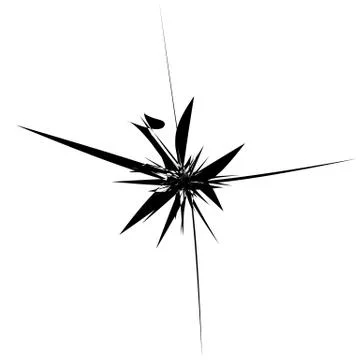 Geometric radial element. Abstract concentric, radial geometric motif Illustrazione stock