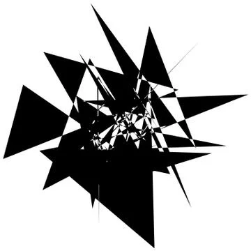 Geometric radial element. Abstract concentric, radial geometric motif Illustrazione stock