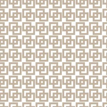 Geometric rectangle gold line abstract seamless pattern. Stockillustratie