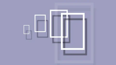 Geometric Rectangular Door Animation, Seamless Background for Intros and Reveals Stock Footage 319814885
