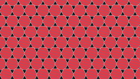 Geometric red black triangular pattern design Stock Illustration