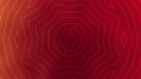 Geometric red design of layered concentric octagons background animation Stock Footage 333517635