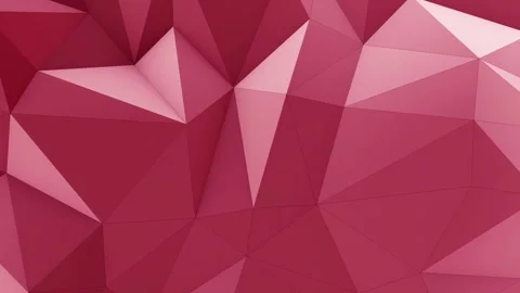 Geometric red Origami Elegance, Light Low poly Abstract 3d animation Stock Footage 262481126