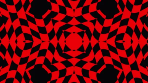 Geometric Red Pattern Motion with Black Space for Text Overlay Seamlessly L.. Stock Footage 341697072