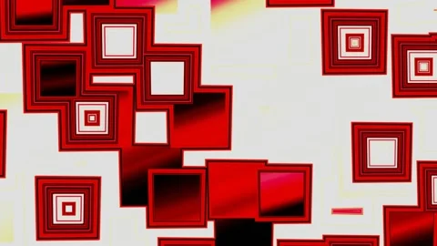 Geometric red square background Stock Footage 194842405