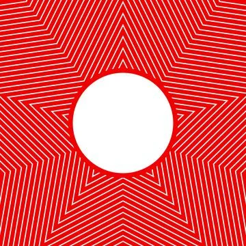 Geometric Red Starburst Line Pattern Background. Abstract Frame Stock Illustration