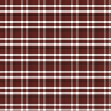 Geometric Reddish Brown Checkered Fabric Texture Seamless Pattern Stock Illustration