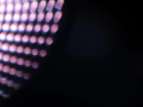 Geometric reflections of LED lamp Stock Photos