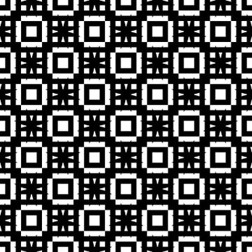 Geometric repeatable grid, mesh pattern. mosaic of intersecting squares Illustrazione stock