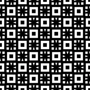 Geometric repeatable grid, mesh pattern. mosaic of intersecting squares Illustrazione stock