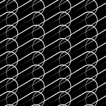 Geometric repeatable pattern. Abstract monochrome background. Vector Illustrazione stock