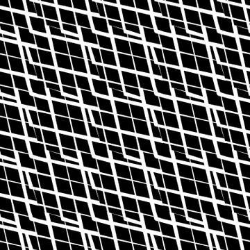 Geometric repeatable pattern. Abstract monochrome background. Vector Stock Illustration